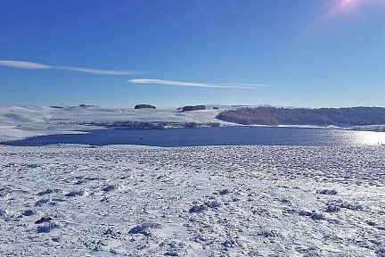 La neige autour du Lac des Moines
