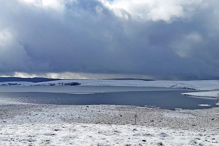 Le lac des Moines, tout près du village