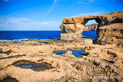 Fenêtre d'Azur sur l'île de Malte