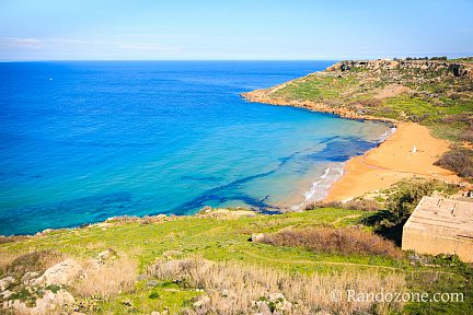 Plage de Ramla Bay à Gozo
