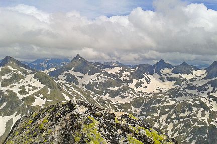 Vue depuis le sommet du Gavizo Cristail