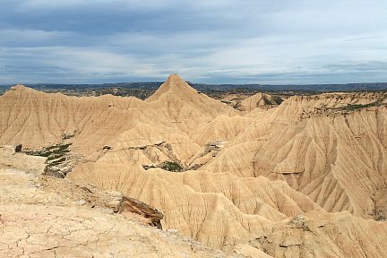 Rayon de soleil sur le désert des Bardenas
