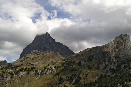 Vue sur le Pic du Midi d'Ossau