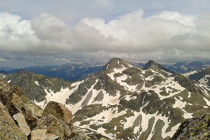 Vue depuis le sommet du Gavizo Cristail