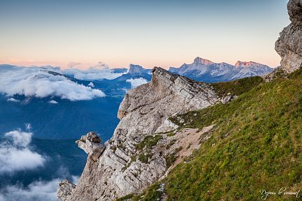 Vire des Deux Sœurs sous le col des Deux Sœurs 
