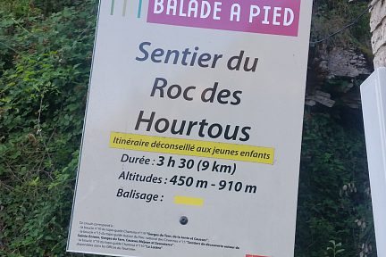 Sentier Roc des Hourtous
