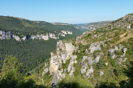 Relief accidenté des gorges