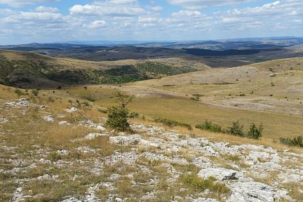 Descente sur le Causse Méjean