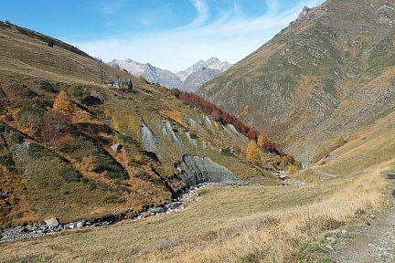 Montée dans la vallée du Campbieil
