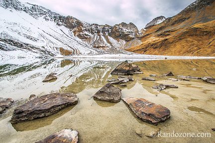 Au bord du lac Blanc de Polset