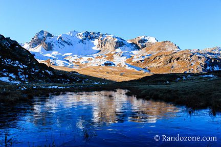 La randonnée commence à Courchevel