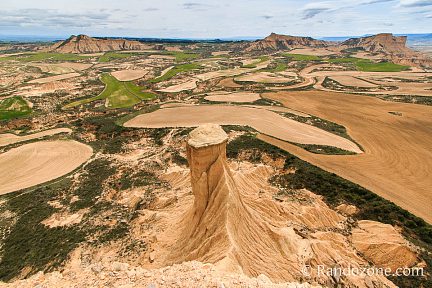 Panorama sur le désert des Bardenas