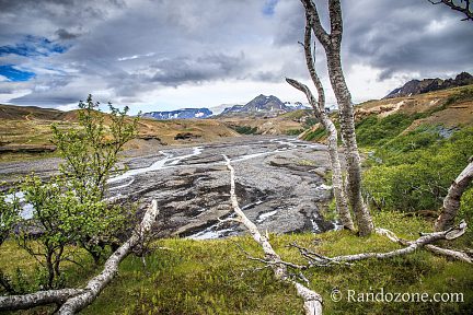 Fin du trek du Laugavegur