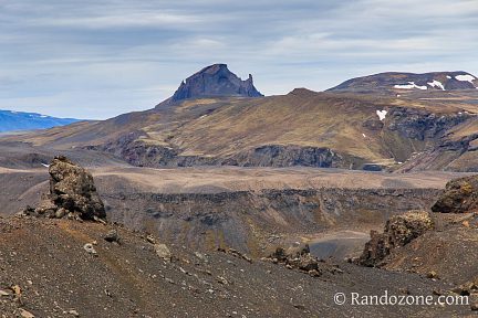 Paysage désertique en Islande