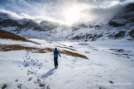 Lumière d'hiver dans le cirque de Troumouse