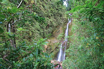 La chute du Galion au détour du sentier