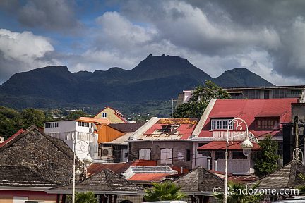 Volcan de la Soufrière en Guadeloupe