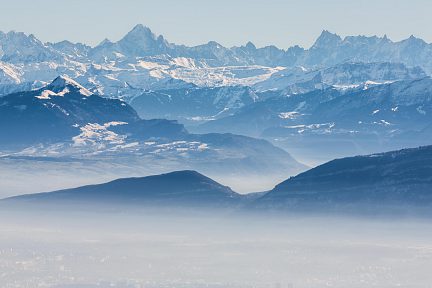La chaîne des Alpes