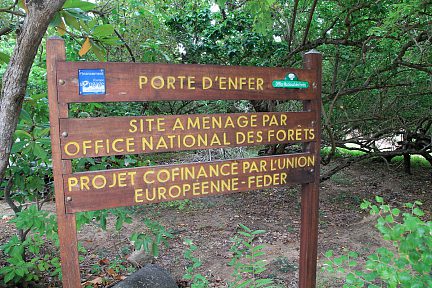 L'entrée de la Porte d'Enfer