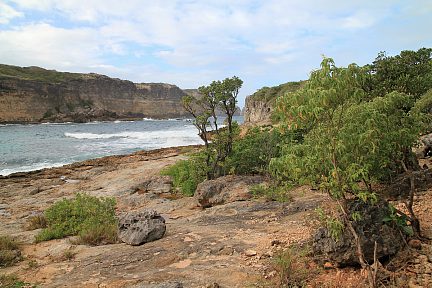 La porte d'enfer du nord de l'île