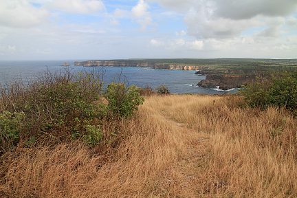 La vue depuis la pointe de la Grande Vigie