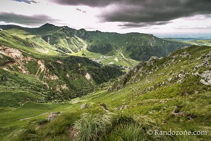 Vue sur le Puy de Sancy et la vallée du Mont-Dore