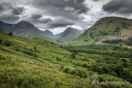 Début de la randonnée vers le PAP de Glencoe