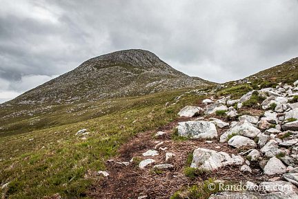Le PAP de Glencoe depuis le col