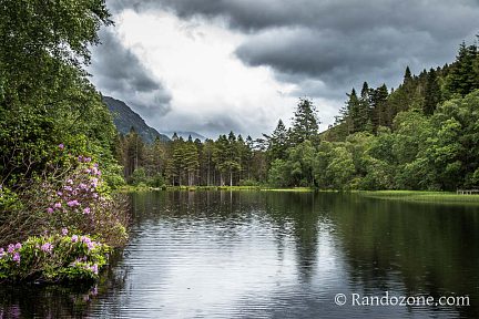 De très beaux points de vue sur le lac