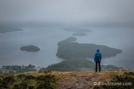 Le Loch Lomond est vraiment superbe depuis cet endroit