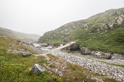 Le pont à côté duquel on se gare