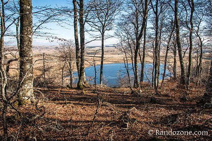 Point de vue sur le lac des Salhiens
