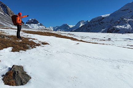 Petite pause au col de la Vanoise