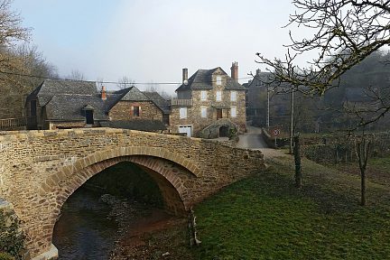 Le pont rénové de Verrières