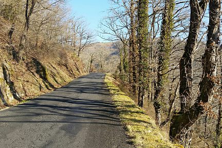 La route que l'on suit durant plusieurs kilomètres