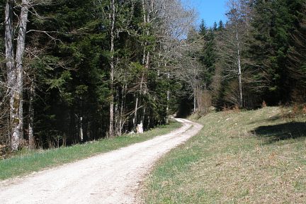 Route forestière de Lyrette, Combe Laval