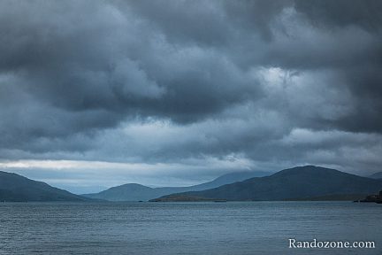 Ciel menaçant sur l'île de Skye