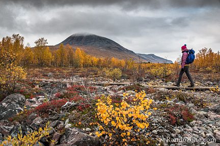 Randonnée depuis Nikkaluokta en Suède