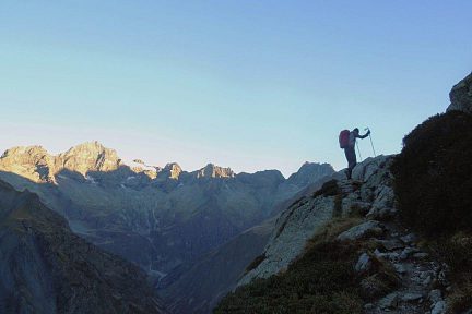 Passage de l'épaule du banc des Aiguilles