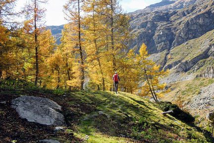 Vers la cabane du Gioberney