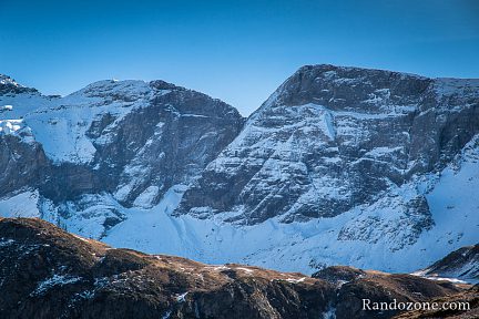 Vue sur la Brèche de la Clé du Curé