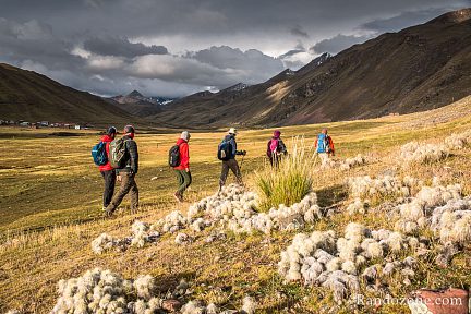 Nous arrivons au refuge Chillca au Pérou