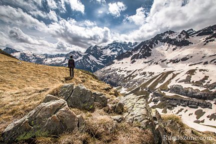 Depuis le col de Tentes vers Gavarnie
