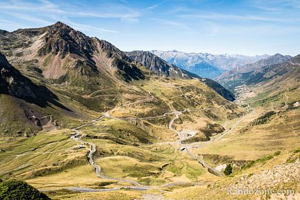 Vallée de Barèges depuis la piste