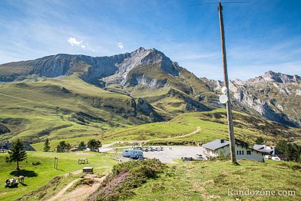 Début de la randonnée au col du Soulor