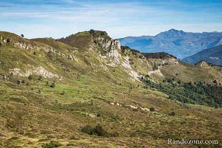 Pic de Berbeillet depuis la crête de la Serre