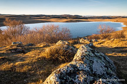 Lac de Saint Andéol fin décembre 2018