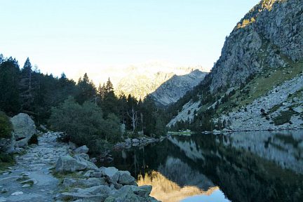 Estany Llong le matin
