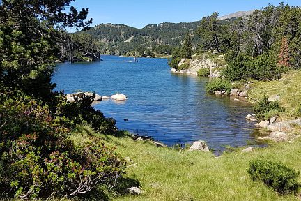 Superbe paysage au lac des Bouillouses