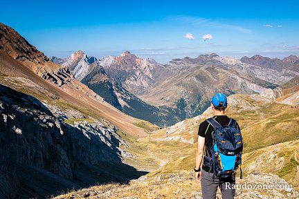 Vue sur le versant espagnol depuis le col de Boucharo